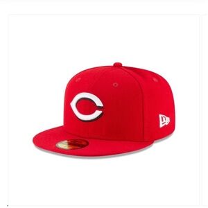 Cincinnati Reds Authentic Collection Home 59FIFTY Fitted, size 7